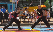 Kung Fu Tai Chi Leeuwendans voor "A Brand New Day"